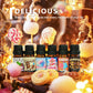 6PC/1PC 10ML Gourmet Food Dessert Sweet Perfumes Set Delicious Essence Oils Aromatherapy Oils Oils For Diffuser Candle Making