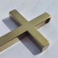 Anodized Titanium Cross Pendant Sensitive Skin Friendly Wear Resistant God's Glory