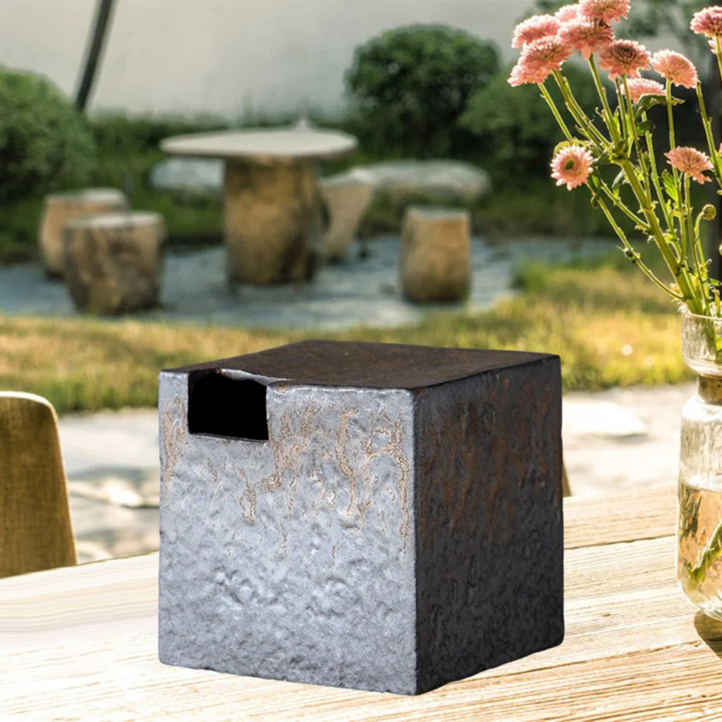 Japanese Style Ikebana Ceramic Vases Zen Decoration Planters Flowerppot for Bedroom Dining Room Yard Garden