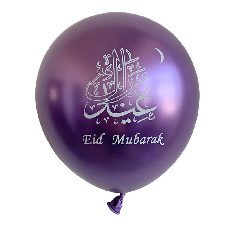 1set Moon Star Balloon Set for Muslim EID Mubarak Festival Home DIY Decoration Ramadan Kareem Kids Birthday Party Ballon Globos