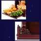 WallMounted Kitchen Shrine Wooden God Statue Altar Traditional Home Decor for Charity Hall & Spiritual Enshrinement