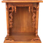 Standing Cabinet with Buddhist Nativity, Solid Wood, God of Wealth