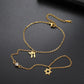 Dawapara Star of David and Chai Bracelet Hand Chain Jewish Hexagram Good Luck Judaica Jewelry Stainless Steel Jewelry