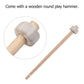 15/22/30cm Hand Gong Cymbals Brass Copper Gong Chapel Opera Percussion Instrument with Round Play Hammer