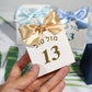 Jewish coming of age ceremony, gift box, 13 digits, 13 years old is the day of adulthood, gold foil ribbon candy box