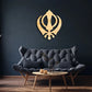 Khanda wall decor from wood,Hanging Sign,Wooden Wall Art, Sword Wall Art,Kirpans, Sikhism Symbol, Khanda Sikh,Religious Wood Art