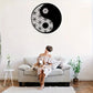 Metal Yin Yang Decoration, Metal Wall Art, Sacred Wall Art, Zen Wall Decoration, Geometric Metal Wall Decoration, Wall Hanging