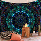 Wall Hanging Indian Mandala Tapestry Psychedelic Bohemian Home Decoration Aesthetic Living Room Background Cloth Beach Yoga Mat
