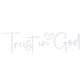 Trust In God Mirror Decal, Car Decals For Women, Faith Mirror Decal, Cute Vinyl Decal, Christian Car Mirror Decal, Religious Car