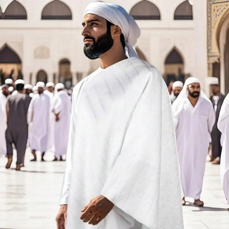 Ihram Towel Set Ahram Ehram for Hajj and Umrah Essentials Islamic Clothing