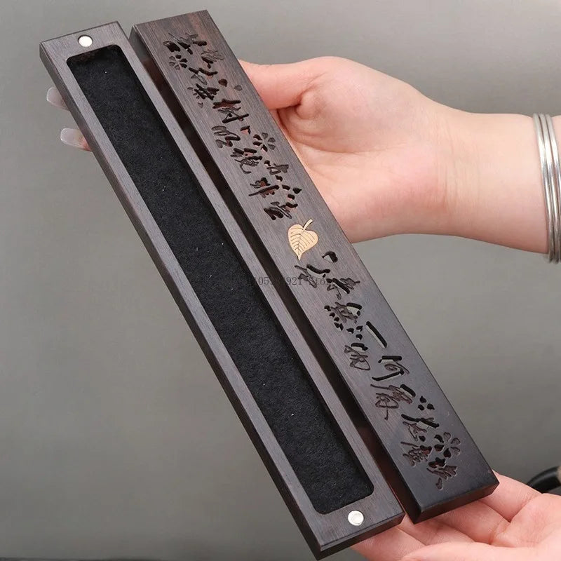 Natural Wooden Lying Incense Box Aromatherapy Stove Home Indoor Tea / Room Decoration Meditation PurificationLasting Fragrance