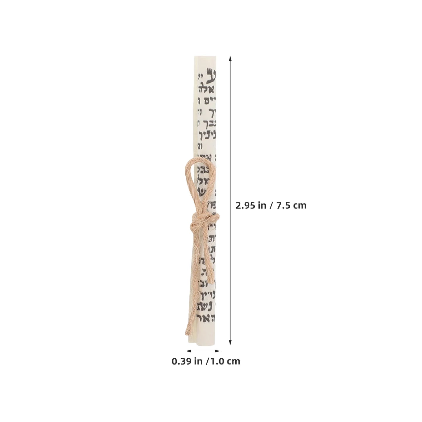 20pcs Hebrew Mezuzahs Scroll Blessing Paper Printed Mitzvah Kosher Scrolls For Hebrew Case Home Decor Holiday Decorations