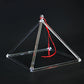 Clear Crystal Singing Pyramid Professional Quartz Tower Singing Bowl Yoga Meditation Sound Healing Percussion Instruments Gifts