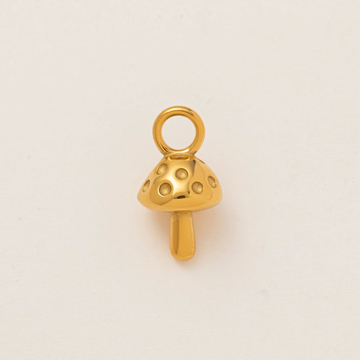 1PC minimalist gourmet style pendant, stainless steel plated with 18K gold, DIY preferred jewelry accessory