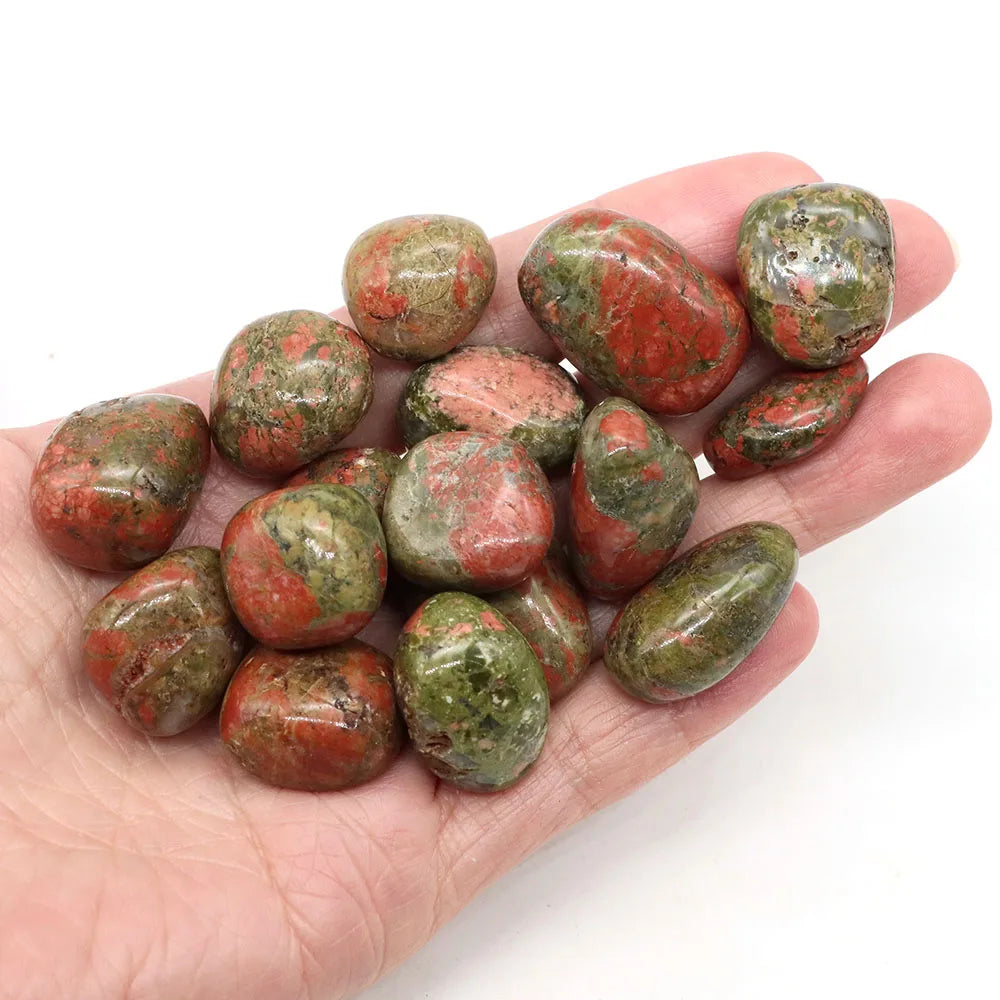 Natural Tumbled Stones Bulk Polished Moonstone Rocks Gemstones Assorted Healing Crystals for Home Garden Tank Aquarium Decor