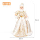 Christmas Tree Decor Sequin Mrs Claus Figurines Home Decoration Christmas Holiday Collection 48CM Standing Grandma Santa Claus