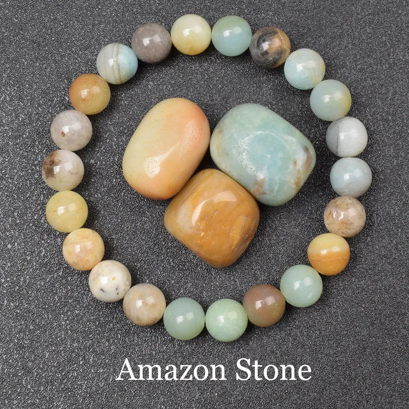 6/8mm Reiki Blue Apatite Bead Bracelet Men Women Natural Stone Blood Circulation Stimulate Enthusiasm Health Care Couple Jewelry
