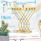 Hanukkah party iron craft decorations, Sabbath gift Chankiah Menorah, 9 lamp Judaica candle holders,