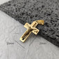 New Design 18K Gold Plated Waterproof Stainless Steel Jesus Cross Pendant For Men Religious Charms