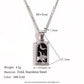 E.B.belle Original New Tarot Queen Lover Magician Moon Necklace Tarnish Free Stainless Steel Jewelry 18K Gold Plated Decoration