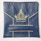 Jewish Tallit Bag With Crystal 2023 New Design For Jewish Prayer Shawl Zippered Embroidered PU Leather Bag
