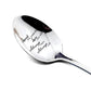1Pcs 2024 Years I Love You Anniversary Valentines Day Gift for Boyfriend Girlfriend Stainless Steel Spoon Birthday Wedding Gifts