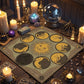 Divination Altar Cloth Civet Cat Tarot Tablecloth For Tarot Card Reading Decorative Voo-Polyester Oracle Card Mat