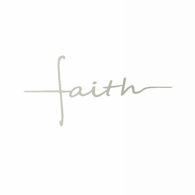 Faith Cross Decal Christian Religious Vinyl Sticker Car Window Decor ,  Women's Christian Laptop Decals for Apple MacBook Decor