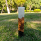 Handmade Mezuzah Case of Olive Wood and Epoxy Resin Jewish Home door Decor judaica Religious Gift for Jewish Home bless mezuzah