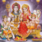 Religion Elephant God India Hinduism Ganesha Painting Canvas Durga Golden Zari Art Poster Prints Living Room Home Decor Pictures