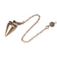 Copper Metal Pendulum for Dowsing Divination Energy Work Meditation Scrying Witchcraft Pendulums Tool Spiritual Pendulos X092