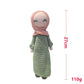 Knitted Islamic Toys Crochet Dolls Hijab Muslim Quran Ramadan Kids Halal Eid Al-Fitr Gifts Educational Plush Dolls