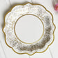 8pcs Chinese Blue White Porcelain Plate Party Decoration Plate Retro Wave Edge Plate Holiday Cake Plate Disposable Paper Plate