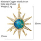 Bohemian Star Sun Moon Charms for Jewelry Making Cute Enamel Planet Gold Color Diy Earrings Necklace Bracelet High Quality