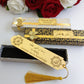 Custom Islamic Bookmark With tassels Quran Bookmark Gift Yaseen Bookmark Favor Islamic Graduation gift  Ramadan Favor (no box)