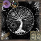 1pc Tarot card tablecloth, twelve constellations divination, starry sky altar cloth, Tarot card game decoration tablecloth