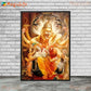 Narasimha Krishna Hindu Wall Art Canvas Paintings Posters Prints for Living Room Decor Spiritual Wall Pictures Home Decor