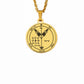 King Solomon Seal Talisman Amulet Jewelry Prosperity Manifest Love Pentacles Coin Medallion Stainless Steel Pendant Necklace