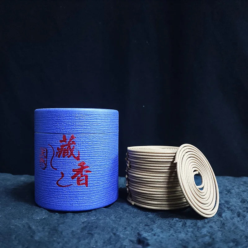 Natural Lavender Sandal Coil Incense 48pcs/box Indoors Living Room Scents Meditation Fragrance Tibetan Indian Incense Coils