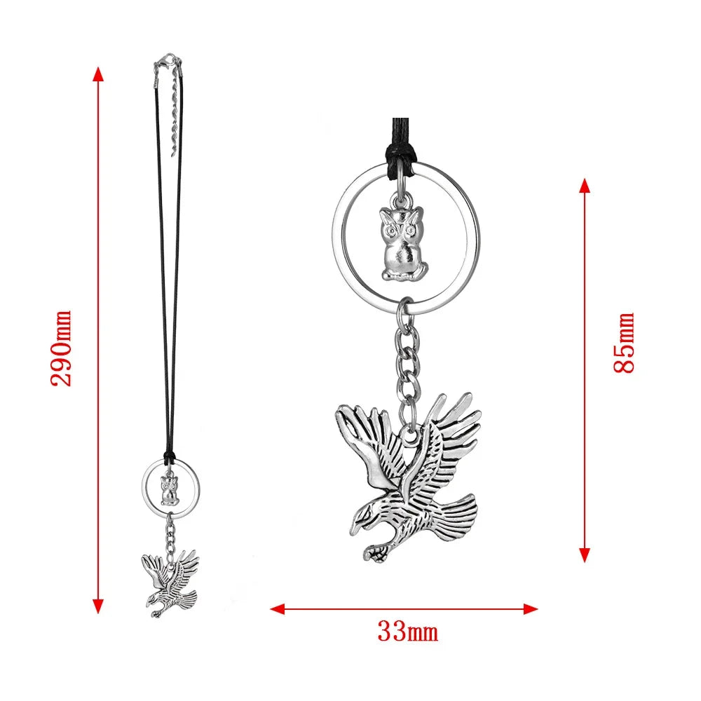 Bronze Eagle Car Pendant Ornaments Hanging Auto Interior Rear View Mirror Decoration Dangle Trim Accessory Car Accessories