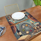 Happy Passover Placemats Holiday Party Decor Jewish Pesach Seder Plate Matzo Dining Table Mats Place Mat Passover Decorations