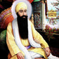 Sikh Historical Art Print of Guru Nanak Dev, Guru Ram Das, Baba Deep Singh & Maharaja Bhupinder Singh Vintage Devotional Poster