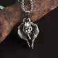 Classic Angel Pendant Necklace Handmade Seraph Prayer Pendant Long Chain Necklace Men Women Jewelry Anniversary Gift