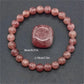 6/8mm Reiki Blue Apatite Bead Bracelet Men Women Natural Stone Blood Circulation Stimulate Enthusiasm Health Care Couple Jewelry