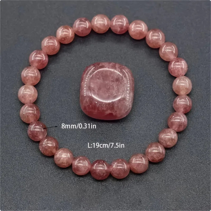 6/8mm Reiki Blue Apatite Bead Bracelet Men Women Natural Stone Blood Circulation Stimulate Enthusiasm Health Care Couple Jewelry