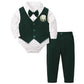Baby Boy Baptism Outfit Infant First Easter Church Christening Suit Set Toddler Formal Wedding Birthday Party Gift Clothes