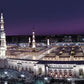 Holy City Mecca Islamic Sacred Landscape Muslim Mosque Canvas Paintings Poster and Print Wall Art Pictures for Living Home Decor