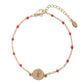 Coin Charm Stainless Steel St Benedict Medal Bracelet San Benito Bracelet Adjustable Link Chain Bohemia Bracelet