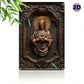 1pc 8x12" Vintage Aluminum Wall Art - Guadalupe Virgin Mary Retro Spanish Plaque, Golden Halo & Stars, Bohemian Style for Home