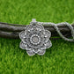 Om Yoga Lotus Flower Pendant Necklace Religious Buddha Mandala Meditation Spiritual Indian Jewelry